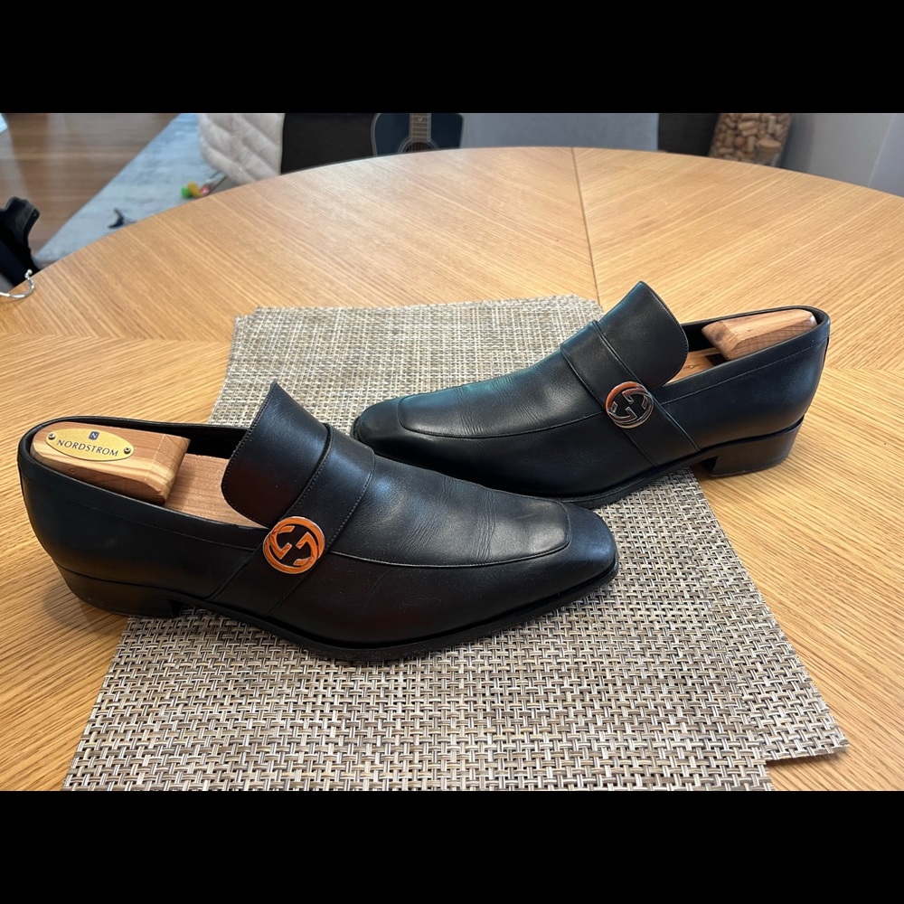 Gucci black man dress shoes